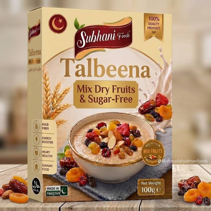 Talbeena with Mixed Dry Fruits (Sugar-Free) – 100 g