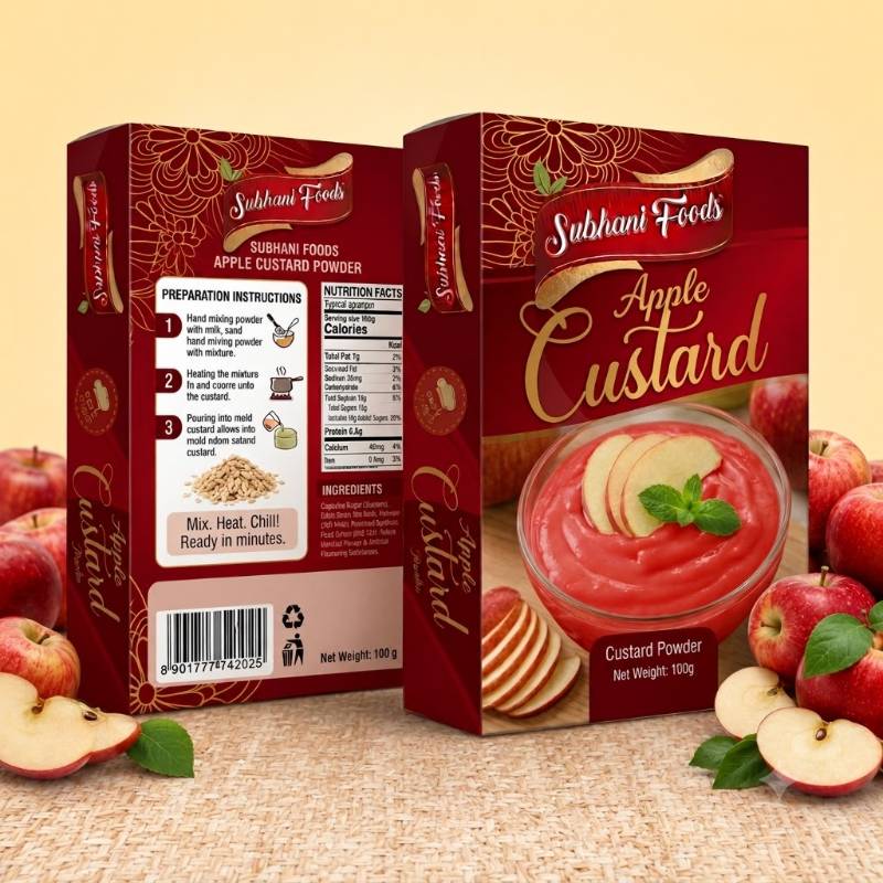 Apple Custard Powder – 100 g