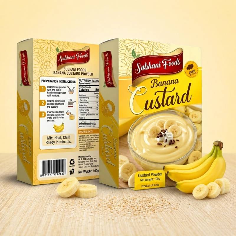 Banana Custard Powder – 100 g
