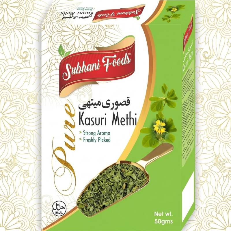 Kasuri Methi (Dried Fenugreek Leaves) – 50 g