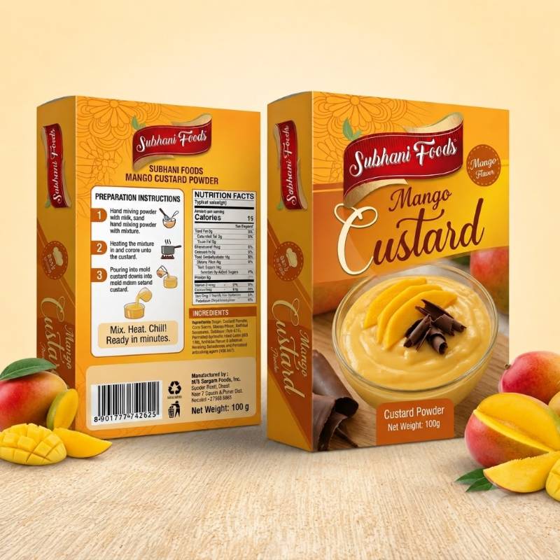 Mango Custard Powder – 100 g